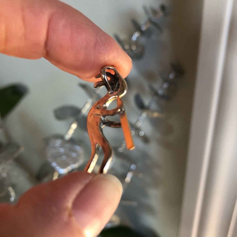 ✨Kokopelli silver pendant - Picture 5 of 5